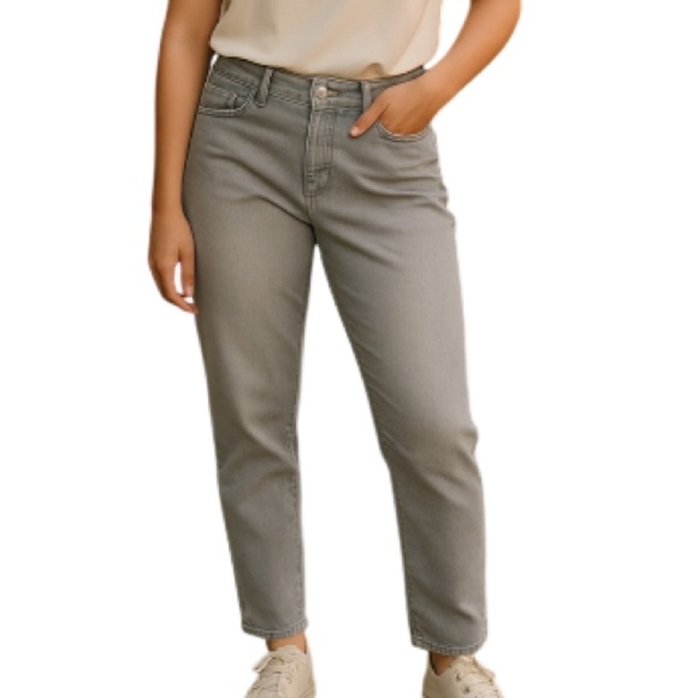 REITMANS Slim Fit Grey White Wash Stretch Jeans Size 16 Plus